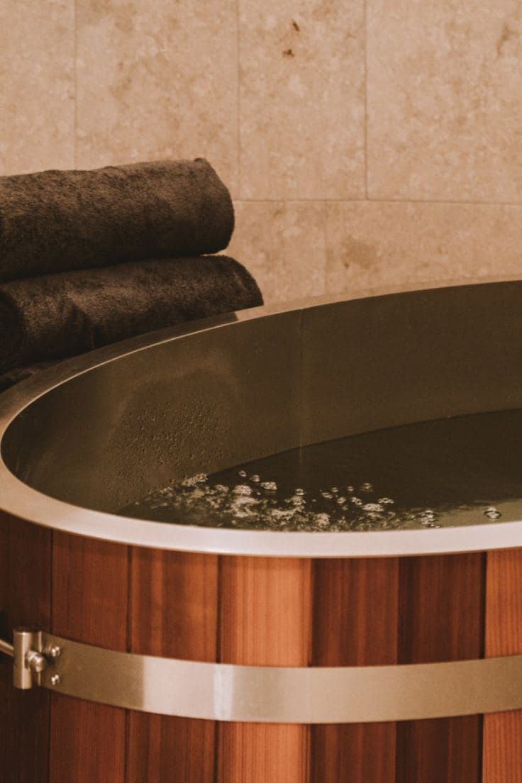Le bain glacé